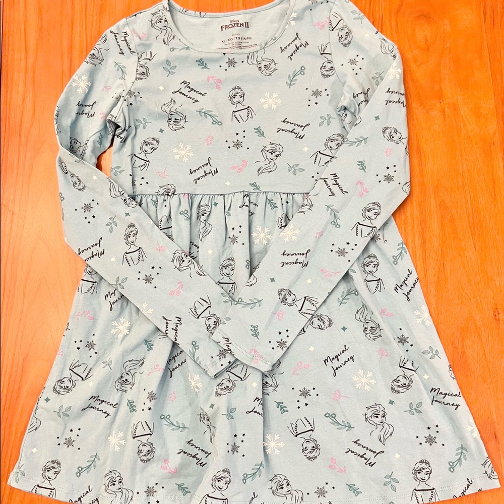 Disney Frozen 2 Magical Journey Dress Anna Elsa Girls XL 14/16